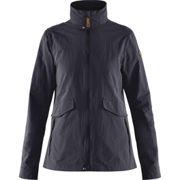 Fjällräven Travellers MT Jacket W Women’s Outdoor jackets Blue Main Front 25694