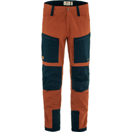 Fjällräven Keb Agile Trousers M Men’s Trekking trousers Grey, Orange Main Front 59396