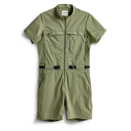Fjällräven S/F Sun Field Suit W Women’s Shirts Green Main Front 74138